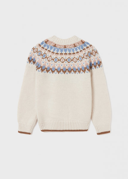 Jersey con jacquard
