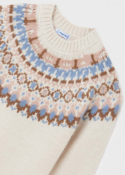 Jersey con jacquard