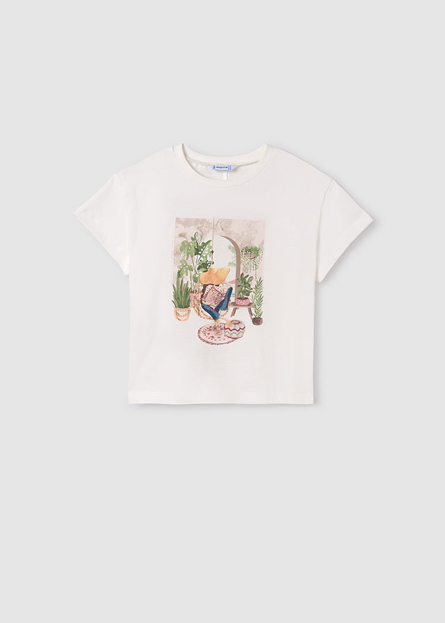 Camiseta m/c sombrero