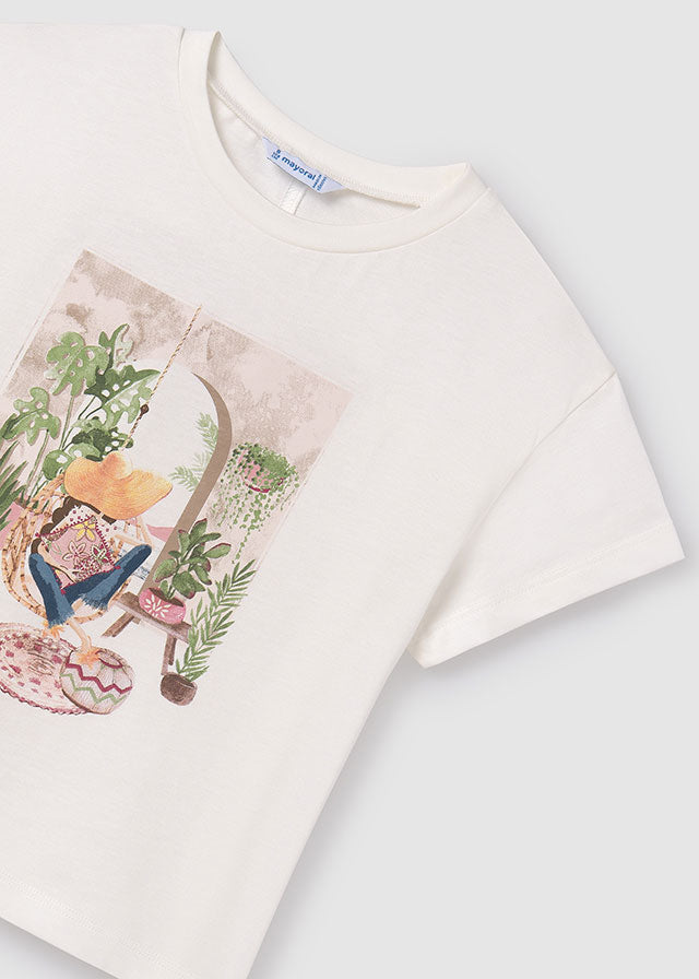 Camiseta m/c sombrero